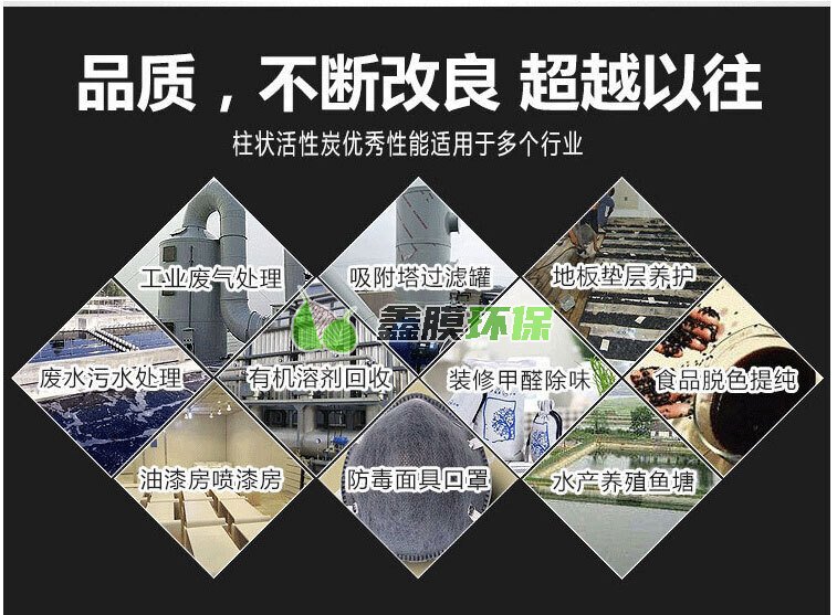 工業(yè)柱狀活性炭廢氣處理污水廢水過濾活性碳_02